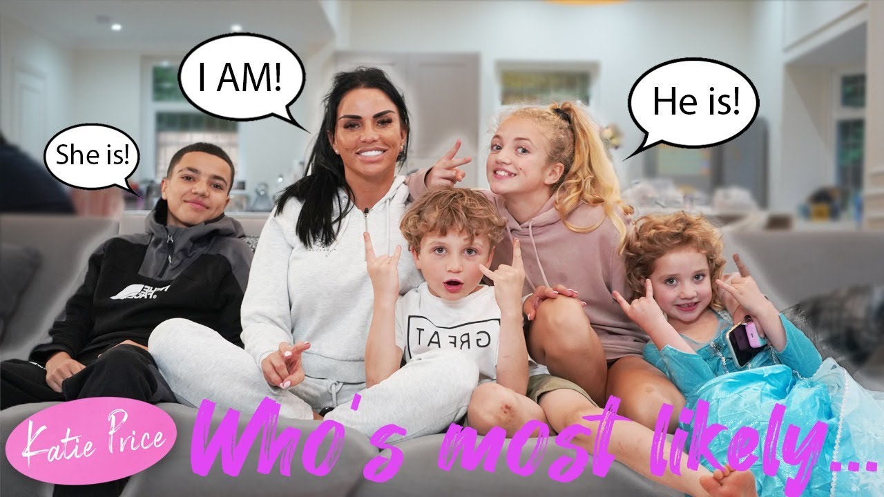 KATIE PRICE: FAMILY, MOST LIKELY TO... (FUNNY!)