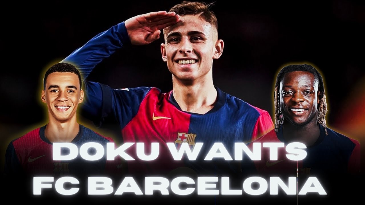 Jeremy Doku Has Offered Himself To FC Barcelona Ft Wirtz, Musiala & Fermin Lopez