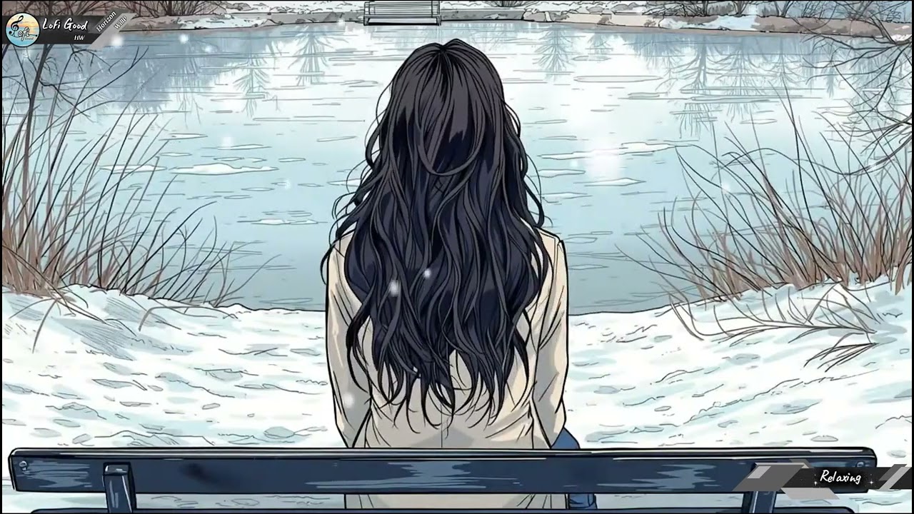 ❄️☕ Snowy Café Lofi ☃️ Snowfall Serenity ❄️ Winter Lofi