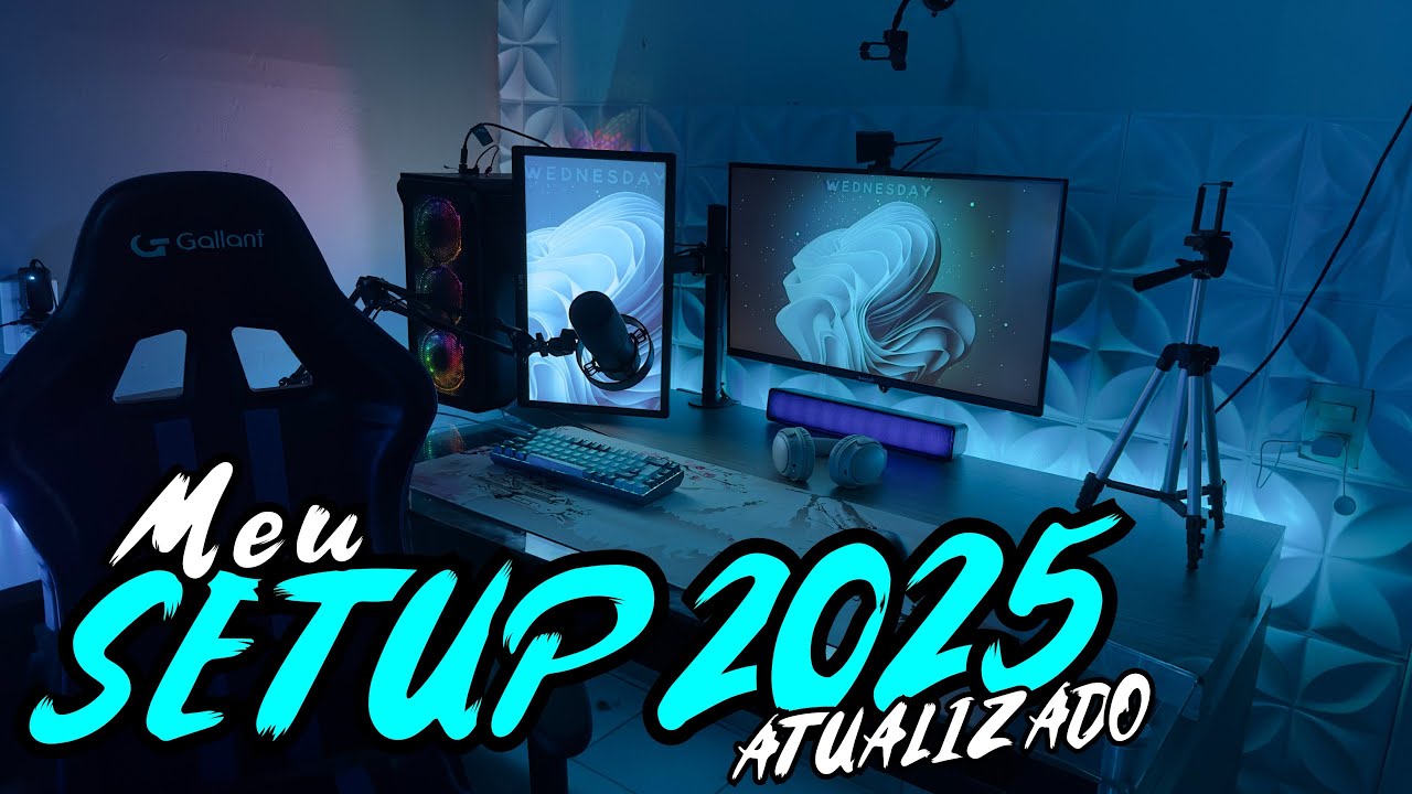 MOSTRANDO MEU SETUP 2025 - ATUALIZADO #pc #pcgamer #setup #setupgamer