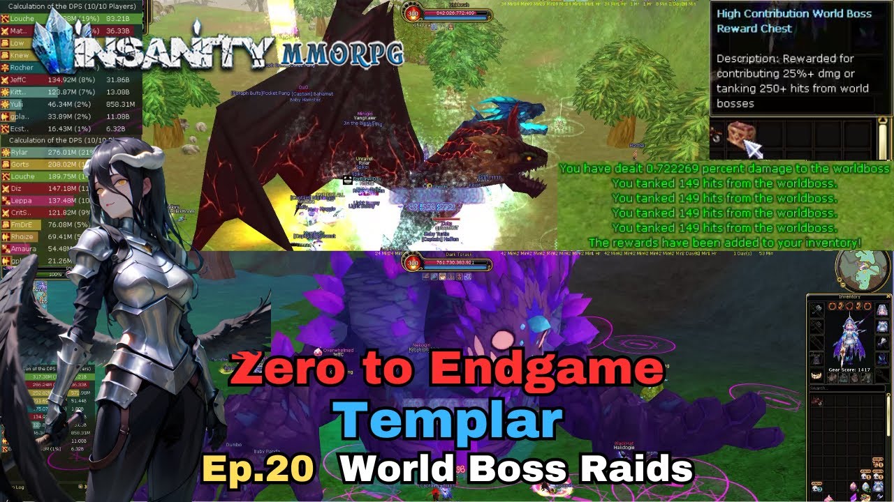 Insanity FlyFF - ZTE Templar Series Ep.20 - World Boss Raids!