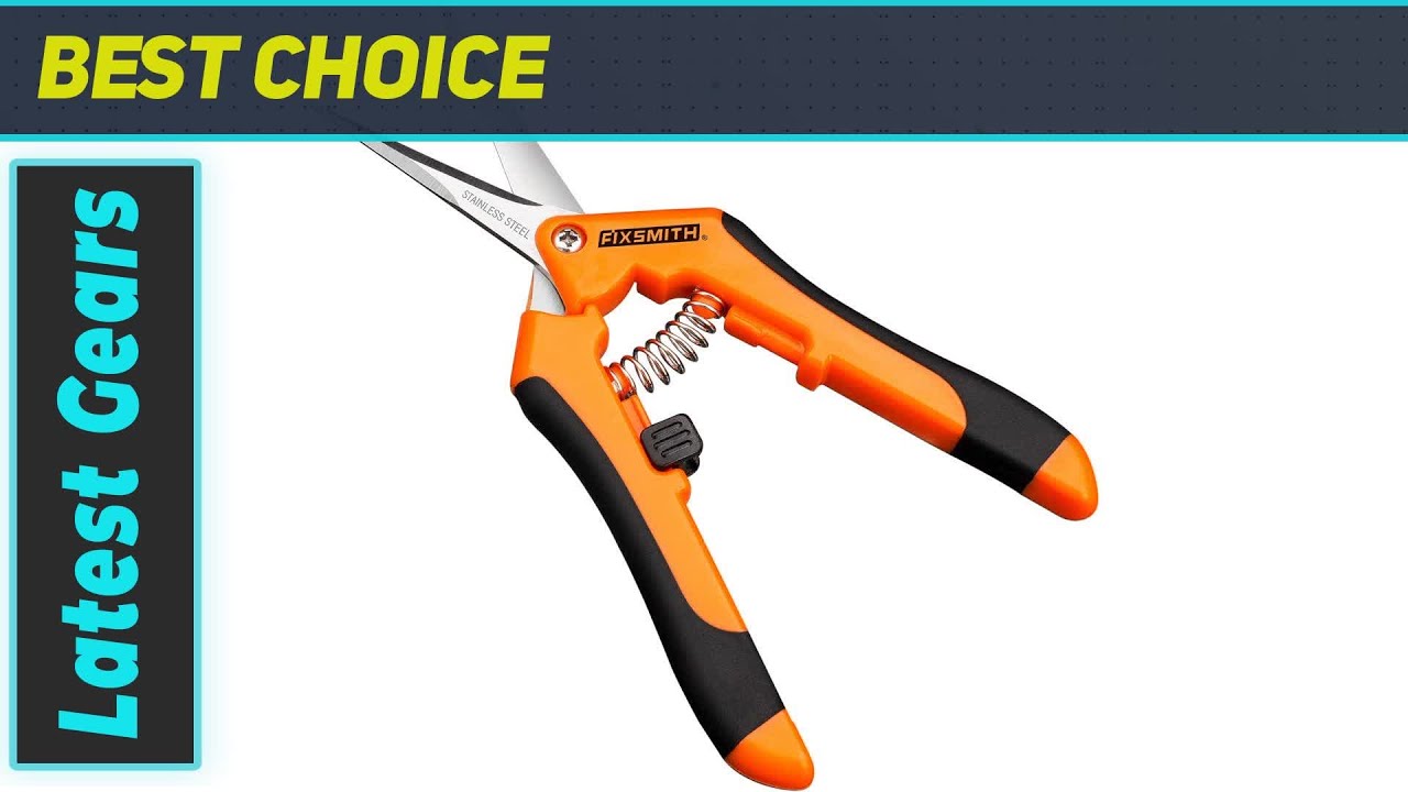 FIXSMITH 6.5 Inch Pruning Shears: Best Precision Garden Scissors for Every Task