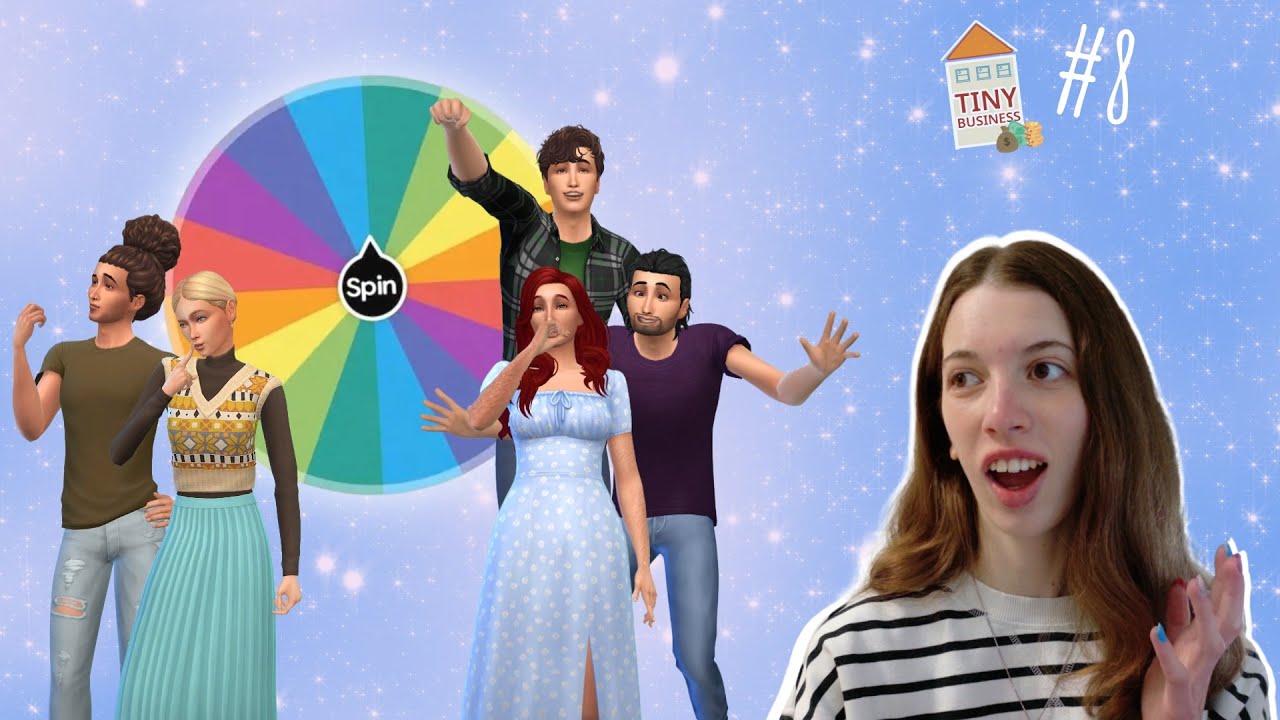 Spinning the wheel For The next Player!🏠Tiny business #8  | sims 4