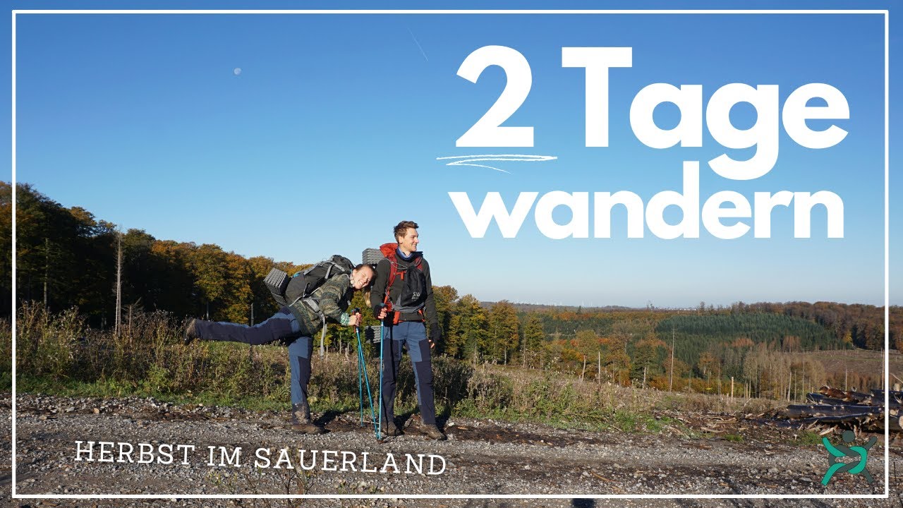 Herbstfarben. Kleine Trekkingtour im Sauerland