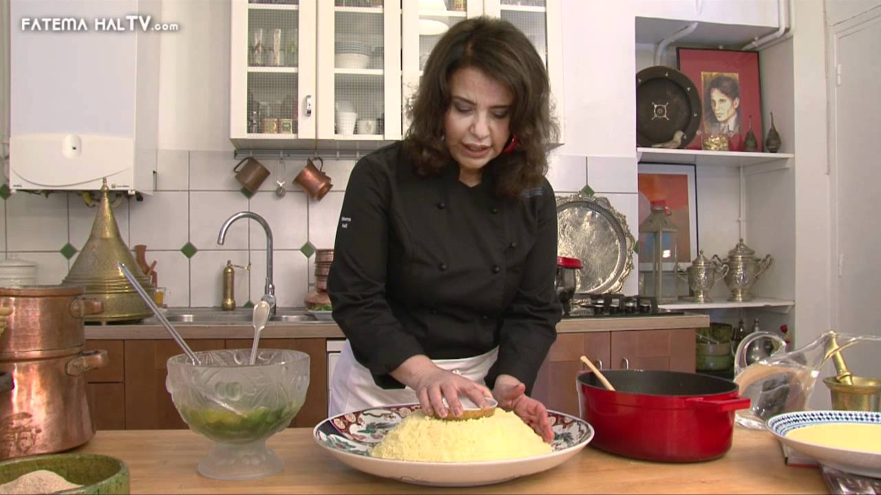 RECETTE du Couscous aux crevettes par Fatéma Hal