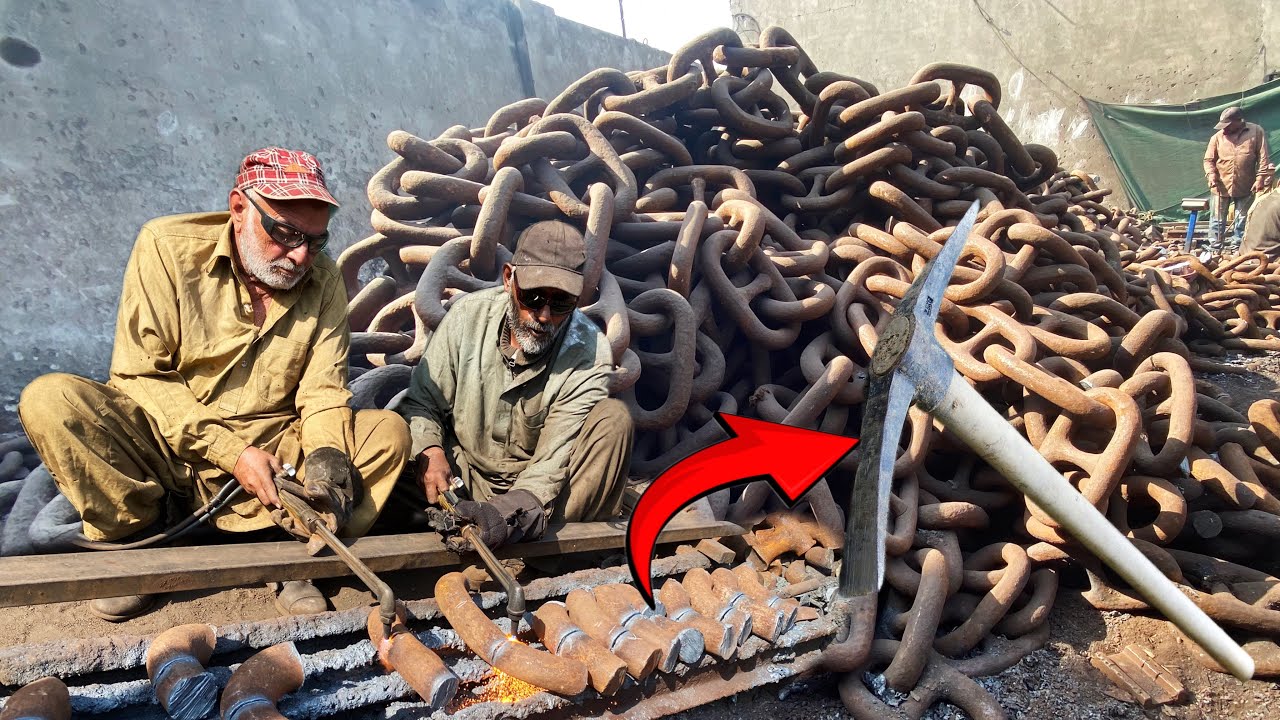 Complete Manufacturing Process of Pickaxe In a Factory | Factory Process