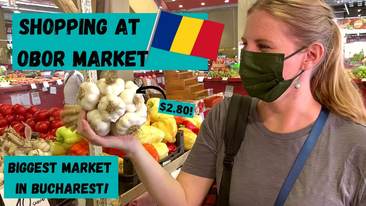 Touring OBOR MARKET ~ Shopping Like a Local in BUCHAREST, ROMANIA