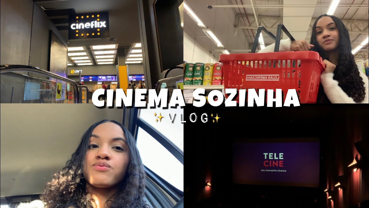 VLOG INDO NO CINEMA SOZINHA 🍿🎥✨