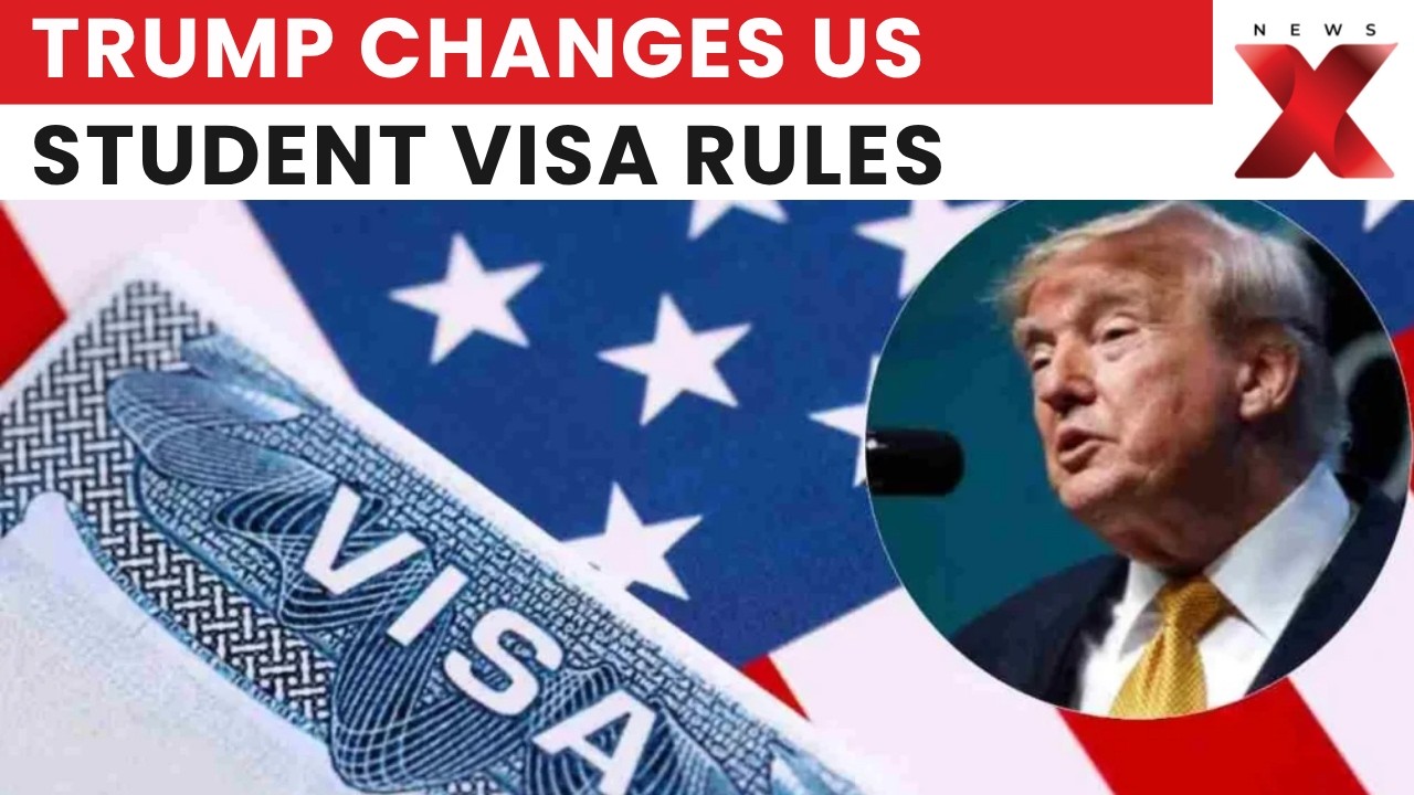 Trump's F-1 Visa Overhaul: What It Means For Indian Students | Latest News | NewsX