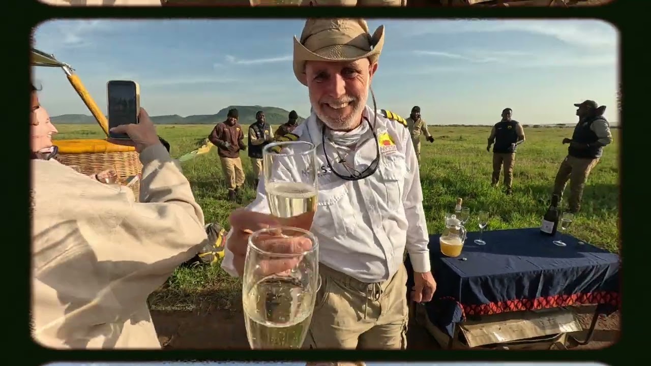 Luftballong, Serengeti Nationalpark