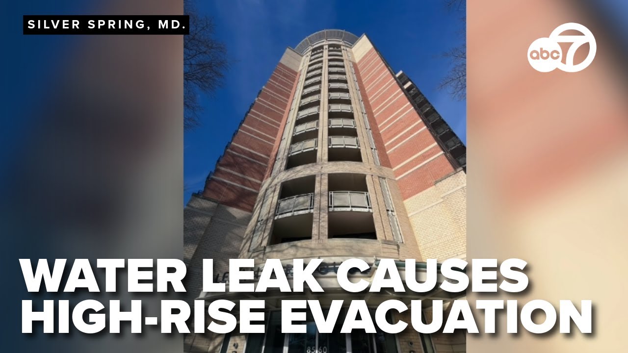 Most residents safe to return after major water leak at Md. high-rise apartment building