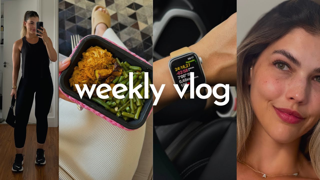 WEEKLY VLOG | CORRIDA, PROCEDIMENTOS ESTÉTICOS, COMPRAS, TOUR PELA FEI