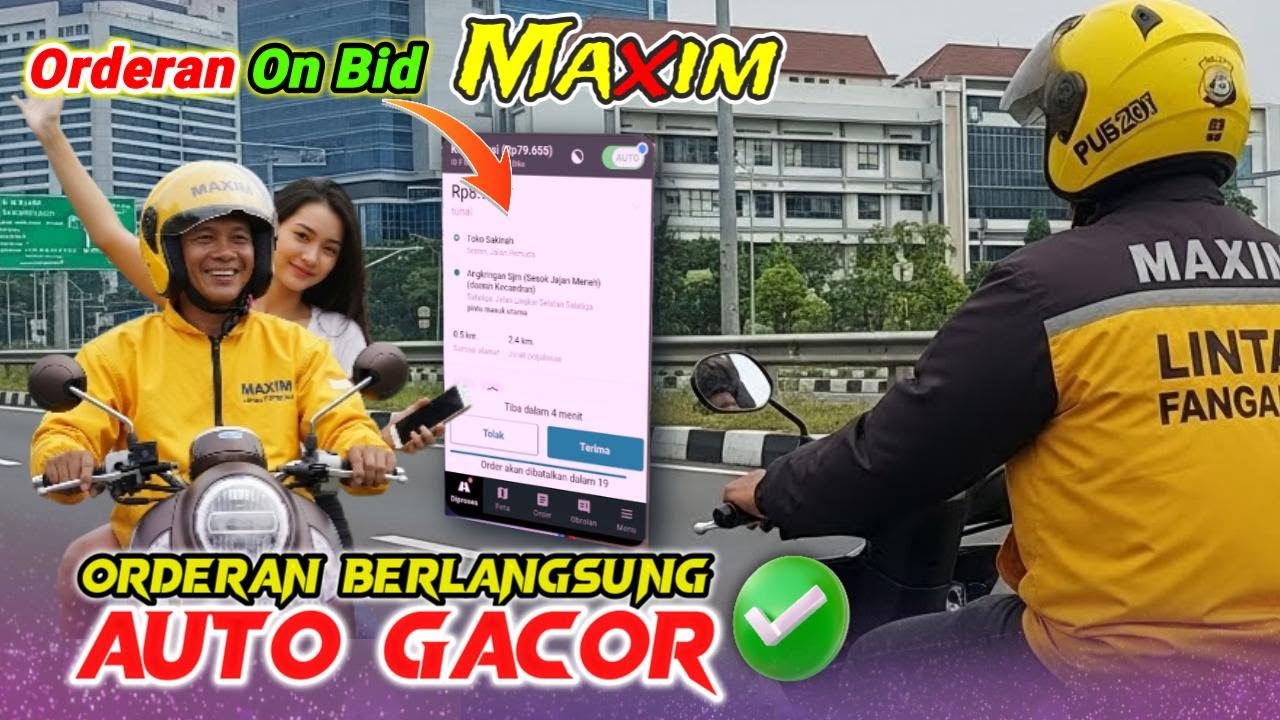 BARU MULAI OnBid❗ LANGSUNG HUJAN ORDERan GACOR Maxim #video #maxim #fyp #trending #viral #viralvideo