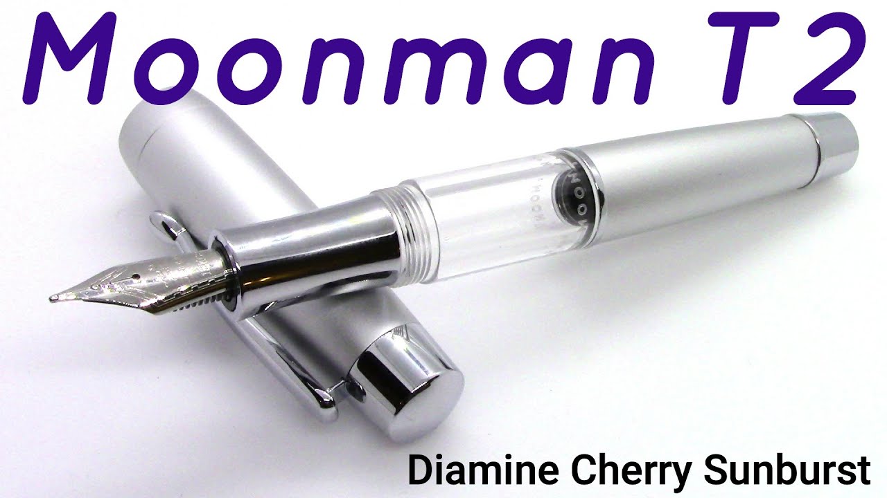 Moonman T2 / Diamine Cherry Sunburst / Fountain Pen Review