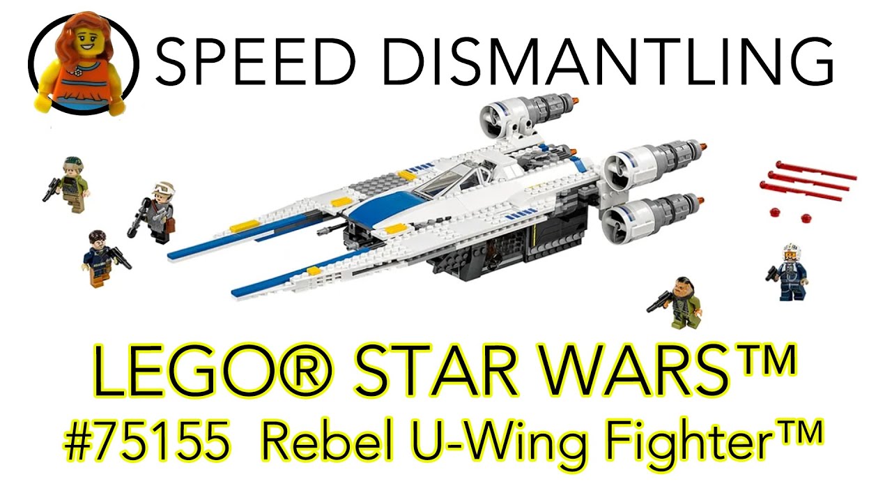 LEGO® STAR WARS™#75155  Rebel U-Wing Fighter™ ⭐️🌌 Speed dismantling ⏱ 🔍 by Klemmbausteinlady