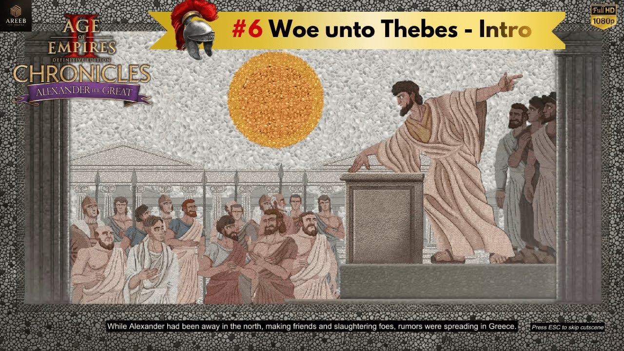AoE2: DE - Woe unto Thebes #6 - Alexander the Great Campaign (Intro)
