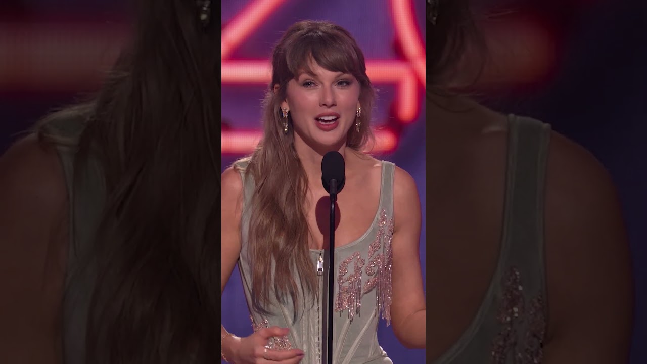 Taylor Swift Accepts The Artist Of The Year Award At The 2026 iHeartRadio Music Awards