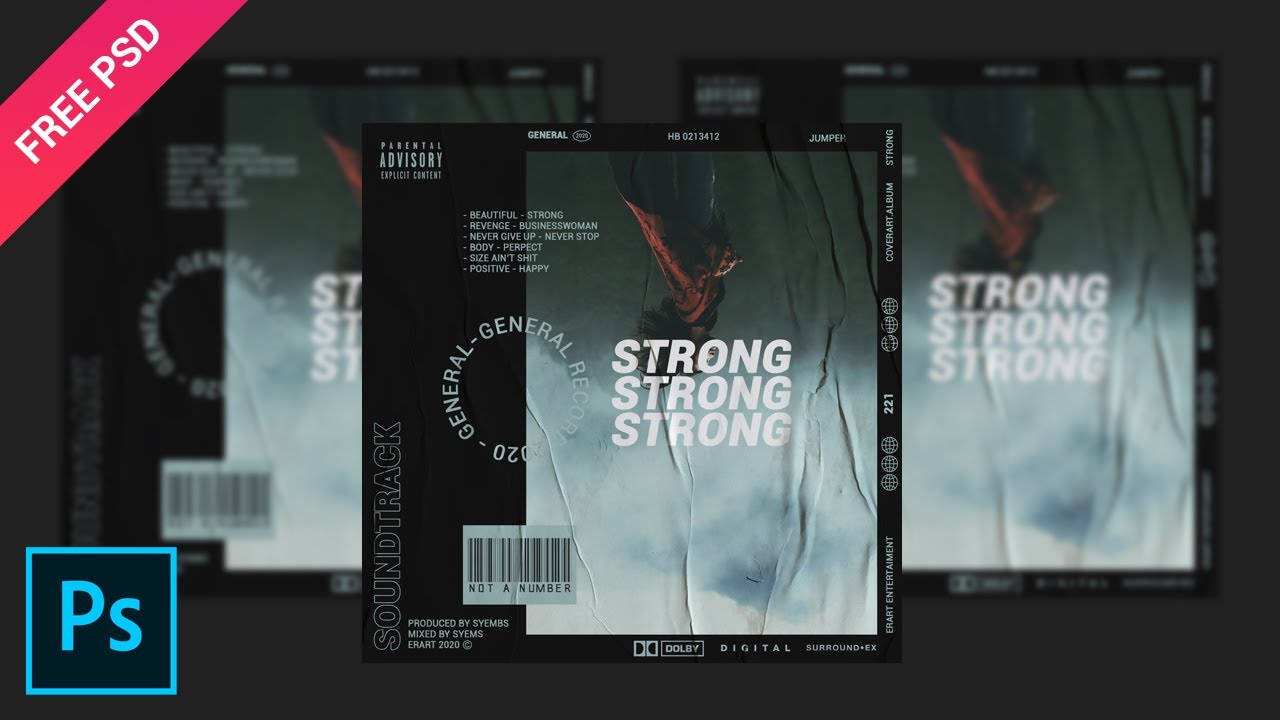 How to Create Cover Art Aesthetic Froyonion HEROINK Style - Tutorial photoshop CC 2020