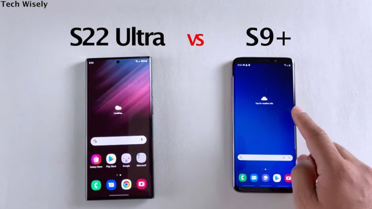 SAMSUNG S22 Ultra vs S9+ | SPEED TEST