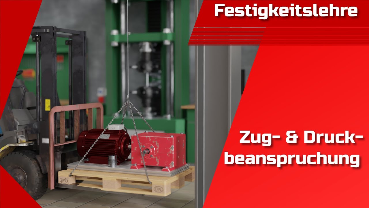 Dimensionierung von Bauteilen bei Beanspruchung auf Zug und Druck | Festigkeitslehre | Streckgrenze