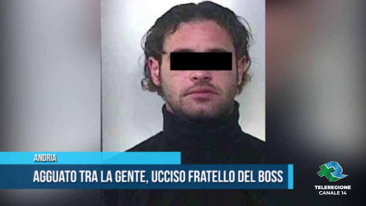 Andria Agguato tra la gente ucciso fratello del boss TG Teleregione 25 6 2019 1