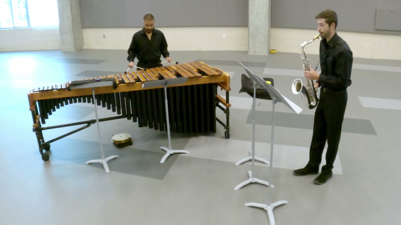 Inner Groove by John David Cope (2021) for Marimba and Tenor Saxophone