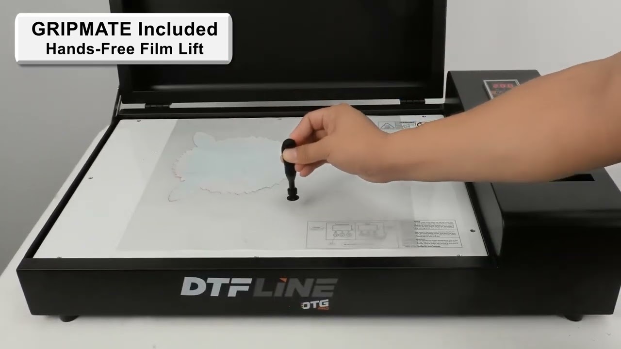 GRIPMATE - hands free DTF film lifting