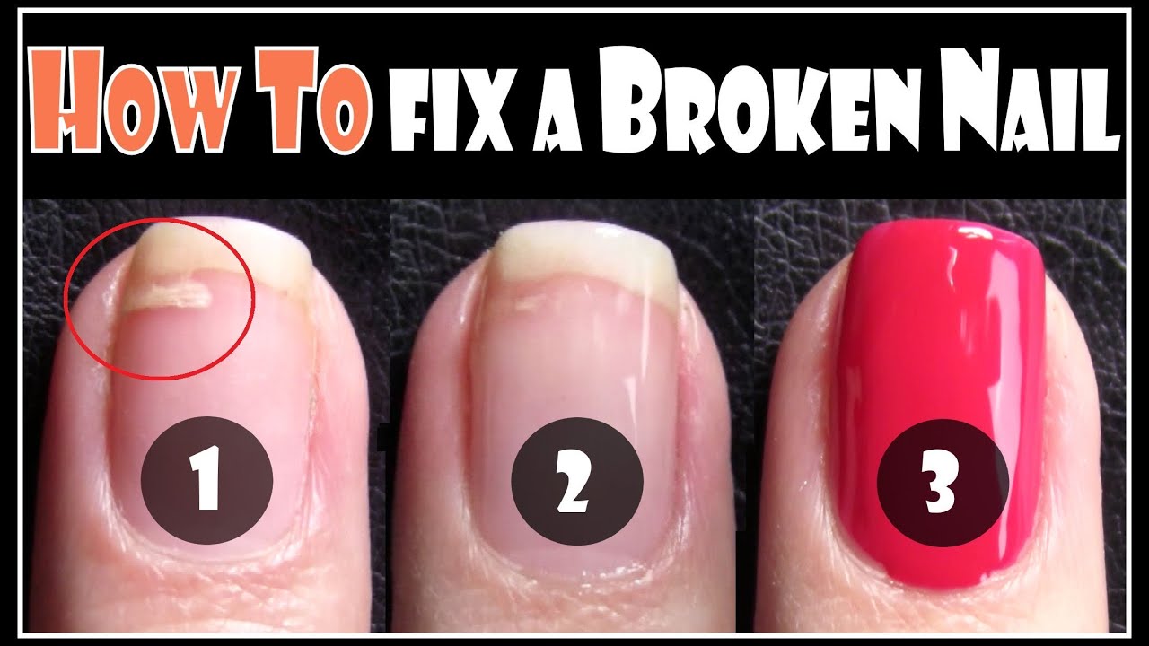 HOW TO FIX A BROKEN NAIL | REPAIR YOUR SPLIT NAILS EASY STEP BY STEP TECHNIQUE FOR BEGINNERS