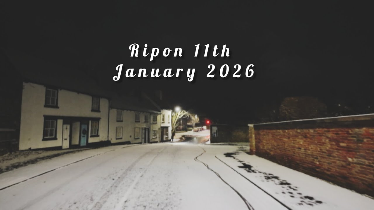 A womble walk along snowy roads here in Ripon *11th January 2026 #adventureswithken