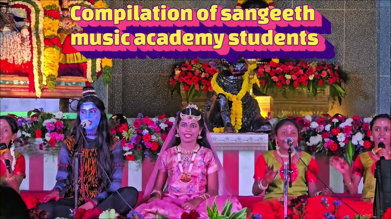 Sangeeth music academy students present sivaratri songs #mylapore #kapaleeshwarartemple #shivaratri 