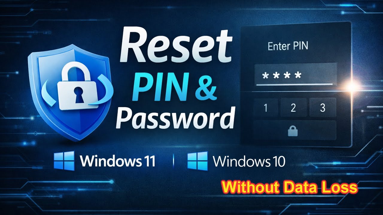 КАК ВОССТАНОВИТЬ ЗАБЫТЫЙ PIN-код и пароль учетной записи Microsoft в Windows 11, 10 | Без потери ...