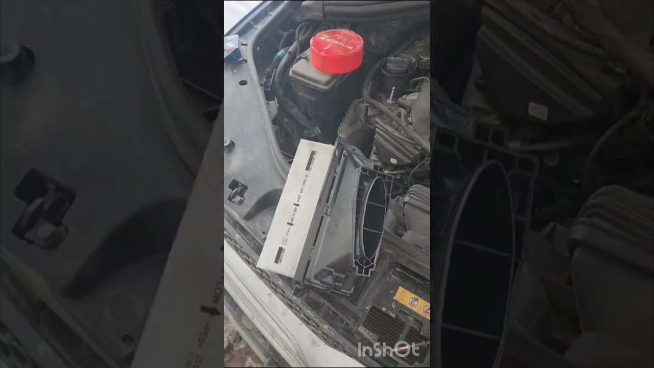 Замена воздушных фильтром Mercedes GLE и других 350d
