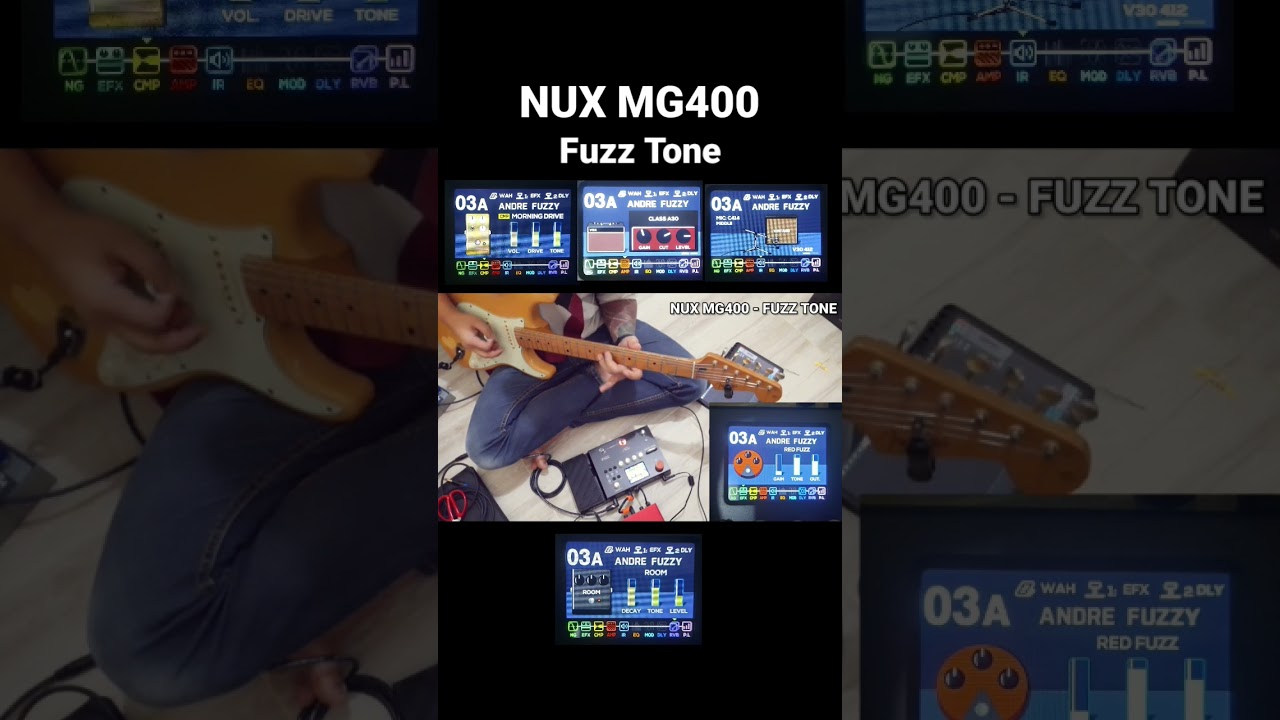 NUX MG 400 Fuzz Tone #nuxmg400 #fuzz