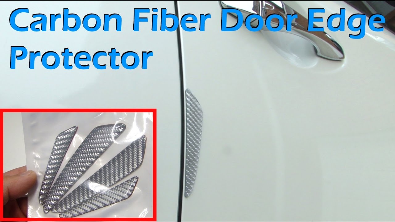 Carbon Fiber Door Edge Guard Protector Install