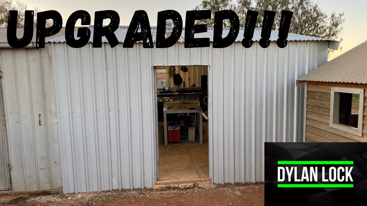 Shed Upgrades - Insulation / Air Conditioner / Bench