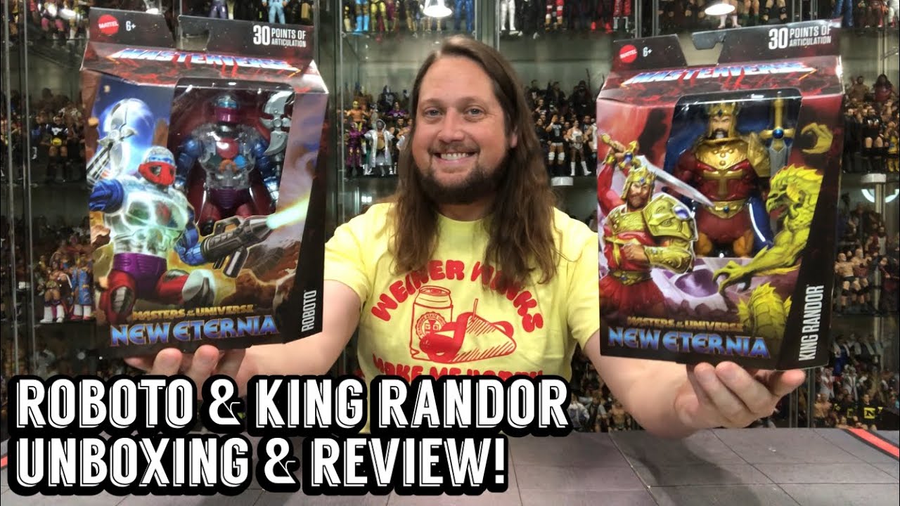 Roboto & King Randor New Eternia Masters of the Universe Unboxing & Review!