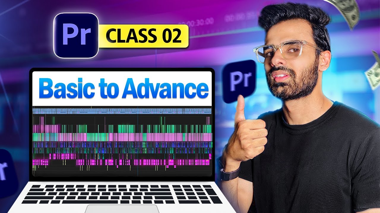 Complete Interface Guide – Adobe Premiere Pro Full Course | Class 02 – Urdu/Hindi