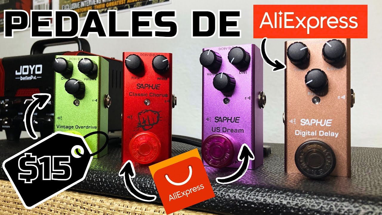 PROBANDO PEDALES DE ALIEXPRESS - ¿POR SOLO $15 USD?