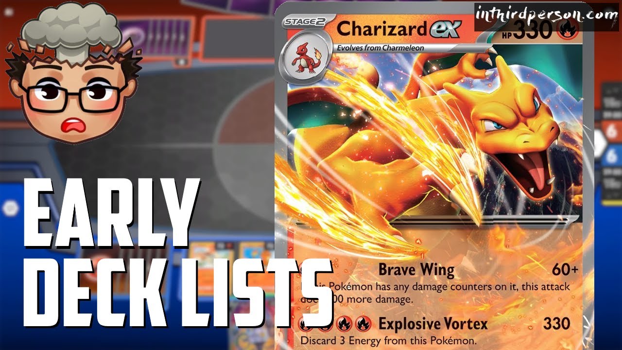 First Look at Charizard ex Deck Lists! - (Pokemon TCG Scarlet & Violet 151 Preview)