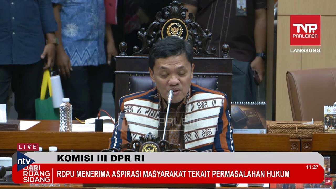 [LIVE] Panas Komisi III DPR Soroti Konflik Hukum Soal Tanah Masyarakat Adat & Kejaksaan di NTT