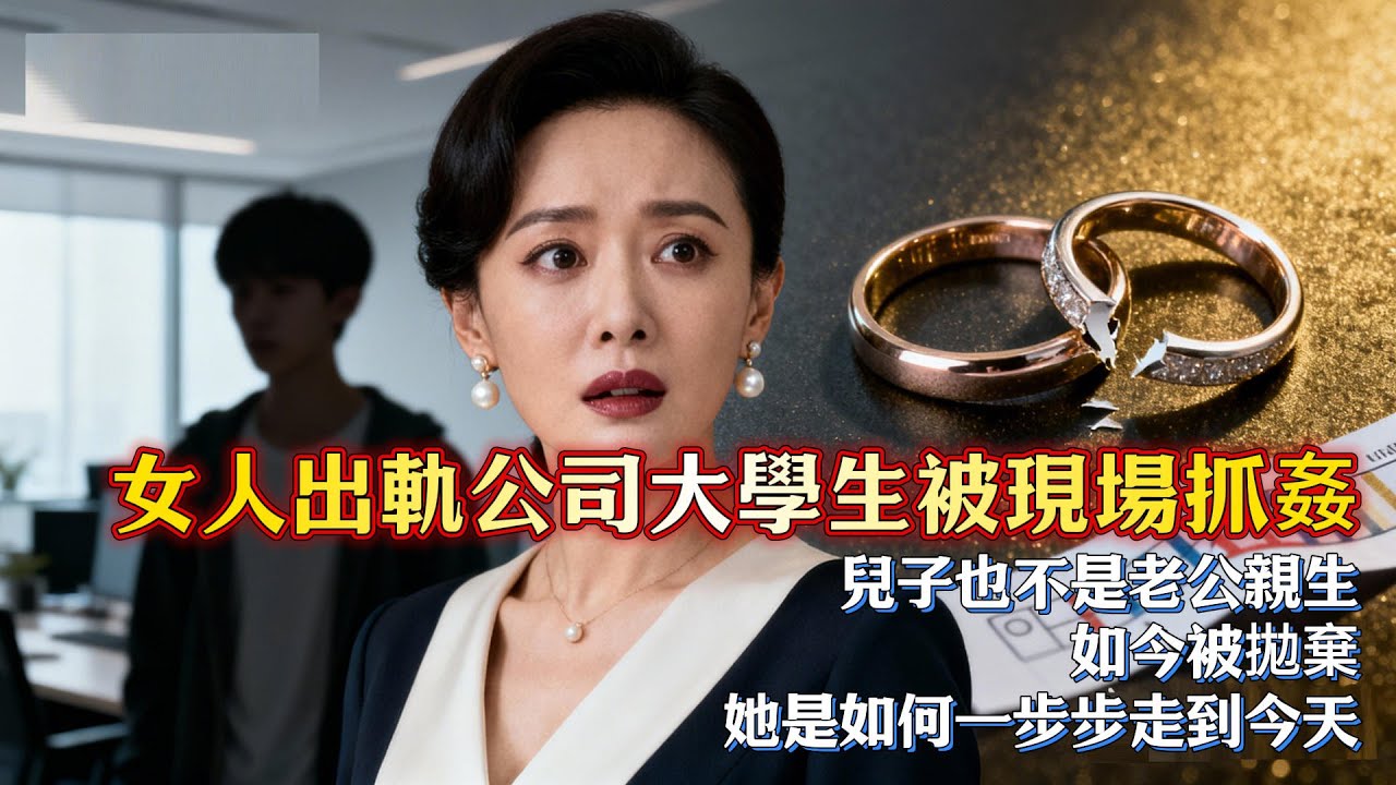 女人出軌公司大學生，被現場抓姦，兒子也不是老公親生，如今被拋棄，她是如何一步步走到今天