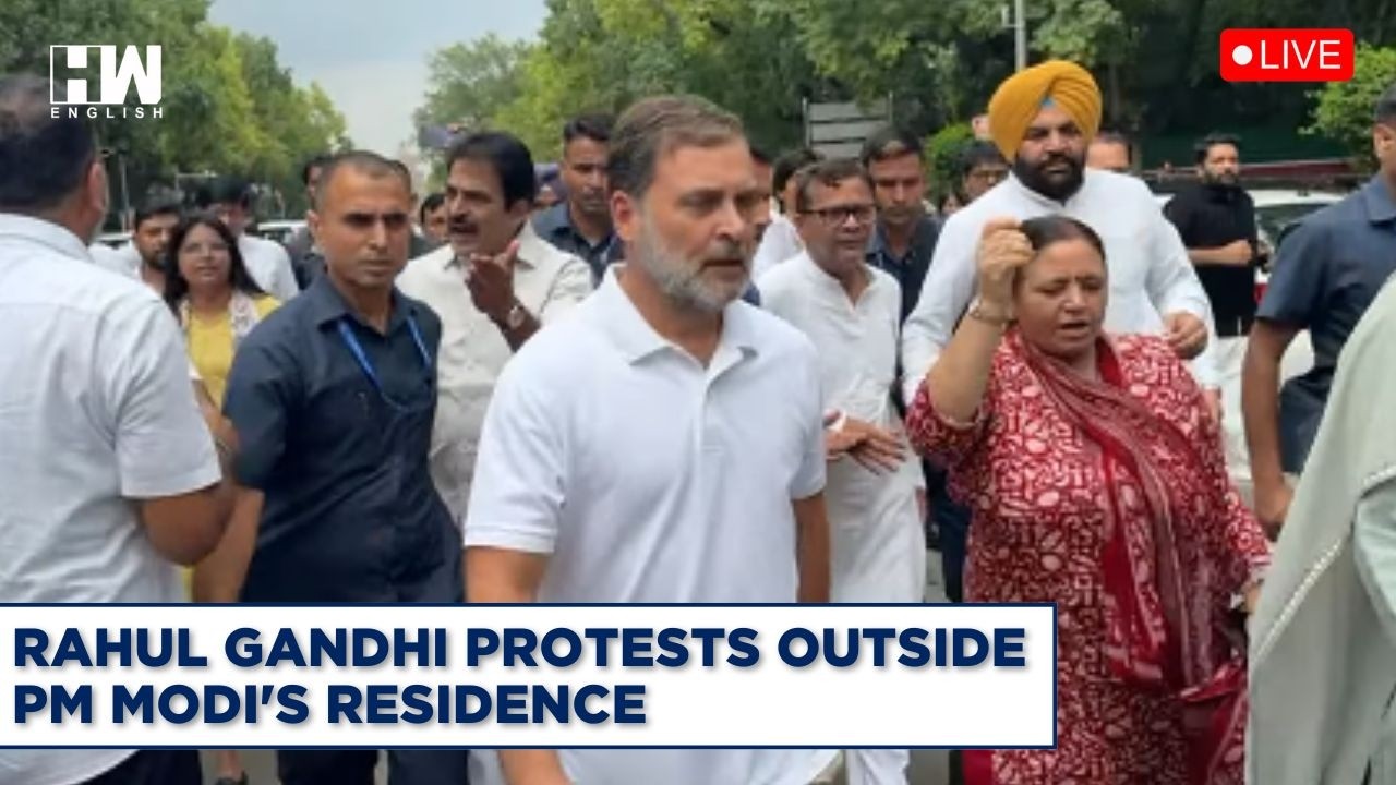 Congress LIVE | Rahul Gandhi Protests Outside Pm Modi's Residence Over NEET Paper Leak | Pradhan