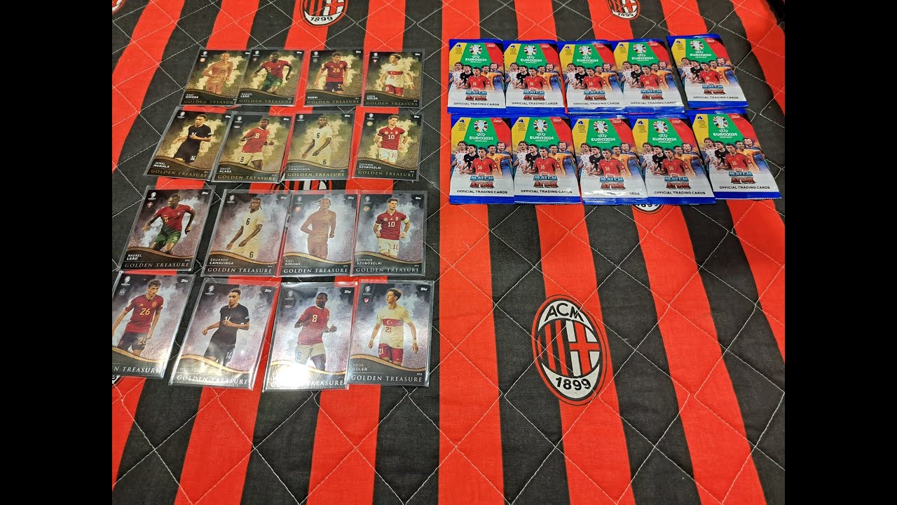 HIT! SZOK! WYSZŁA ZŁOTA WERSJA KART GOLDEN TREASURE Z KOLEKCJI TOPPS MATCH ATTAX EURO 2024 GERMANY!!