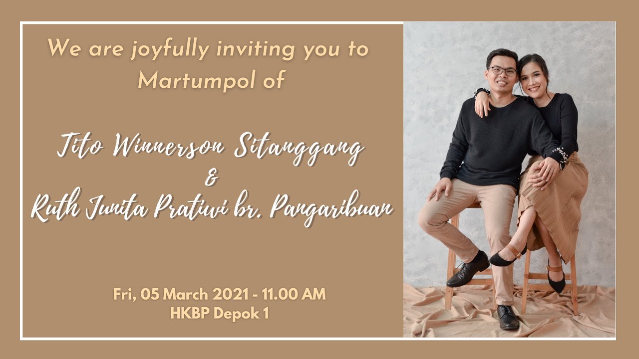 Martumpol Tito Winnerson Sitanggang & Ruth Junita Pratiwi br. Pangaribuan