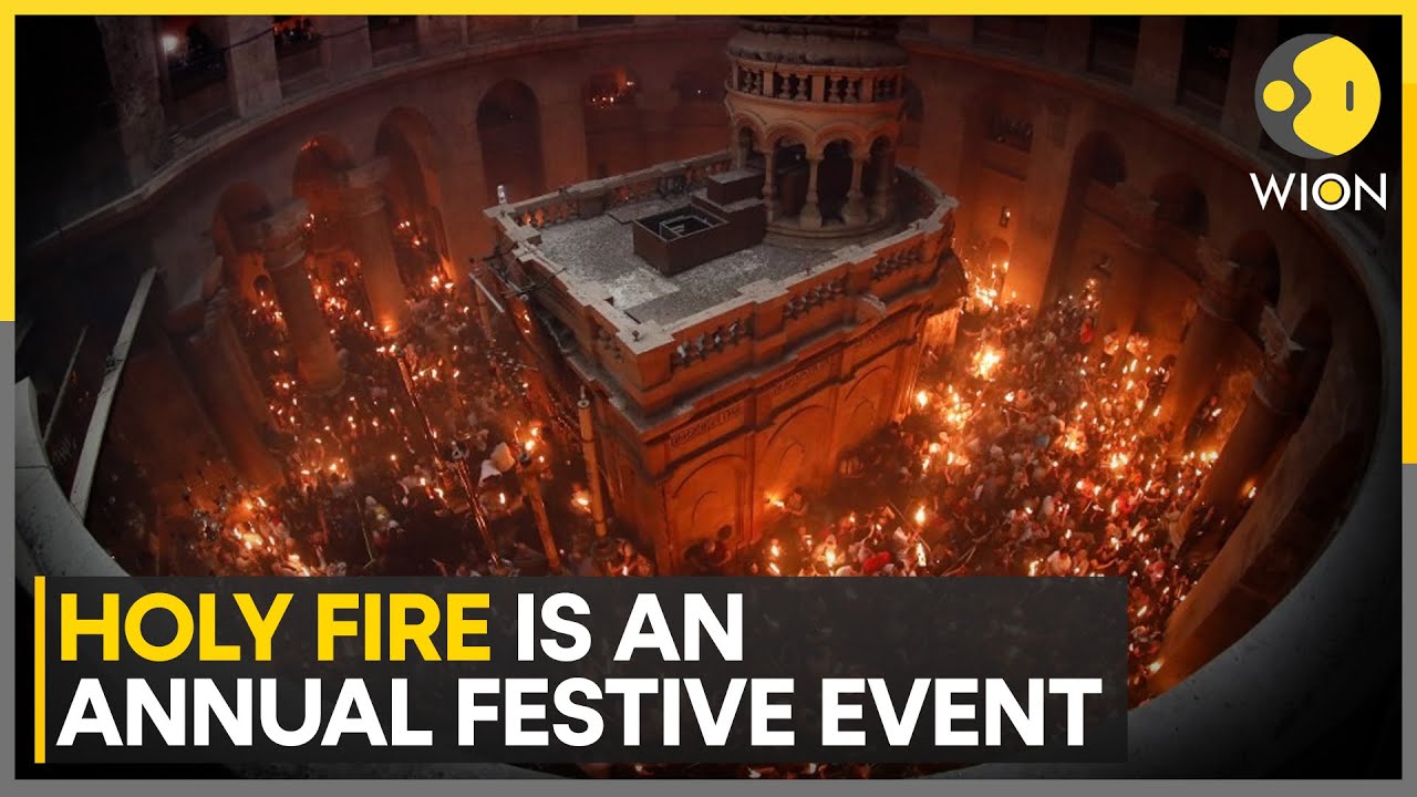 Holy Fire ceremony at Jerusalem Church of Holy Sepulchre, doors unlocked security tightened | WION