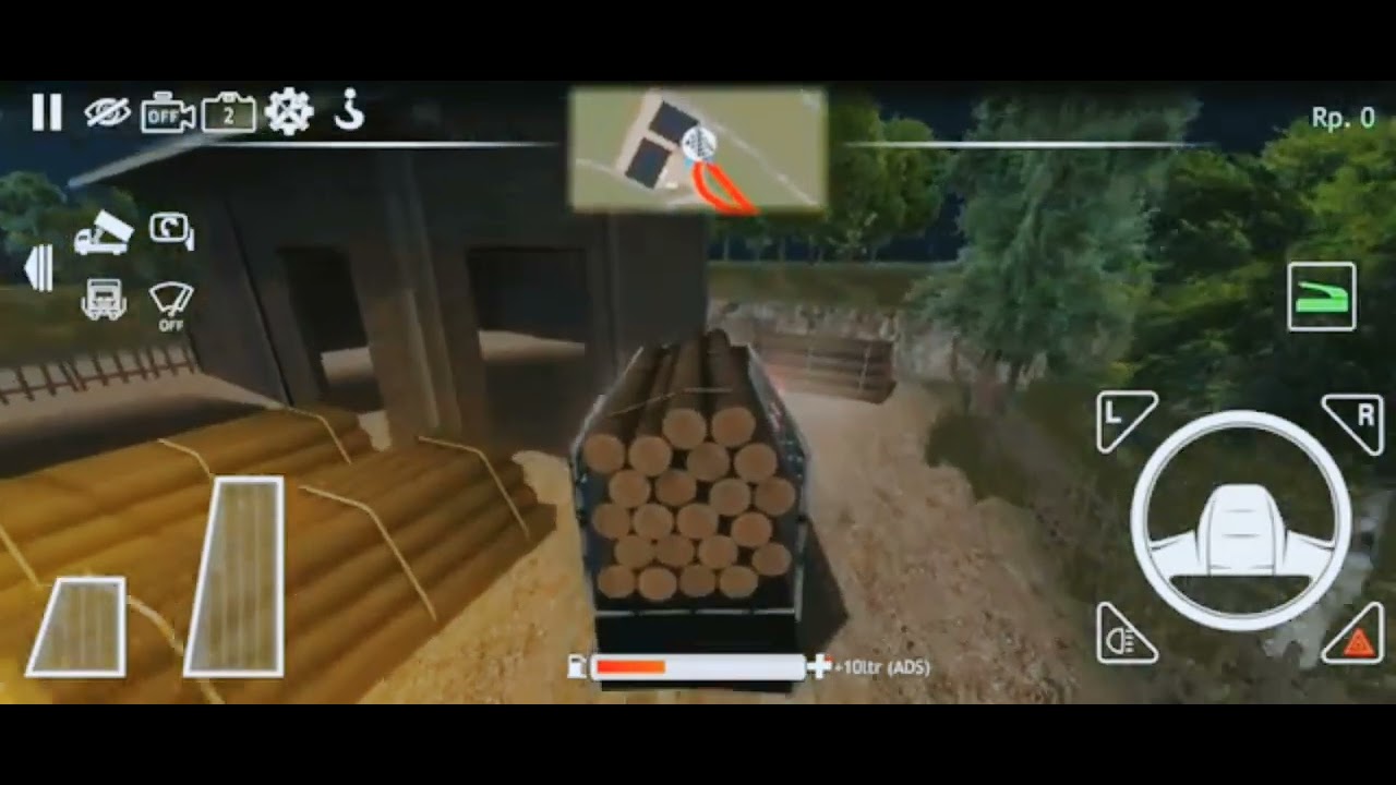 Perjuangan membawa muatan lewati jalan berlumpur ini butuh skill dan pengalaman #estruksimulator 