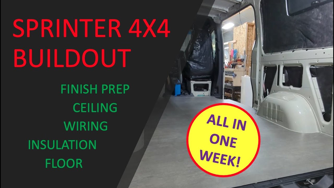 4x4 Sprinter Van Conversion vol. 2: A Productive Week of Work