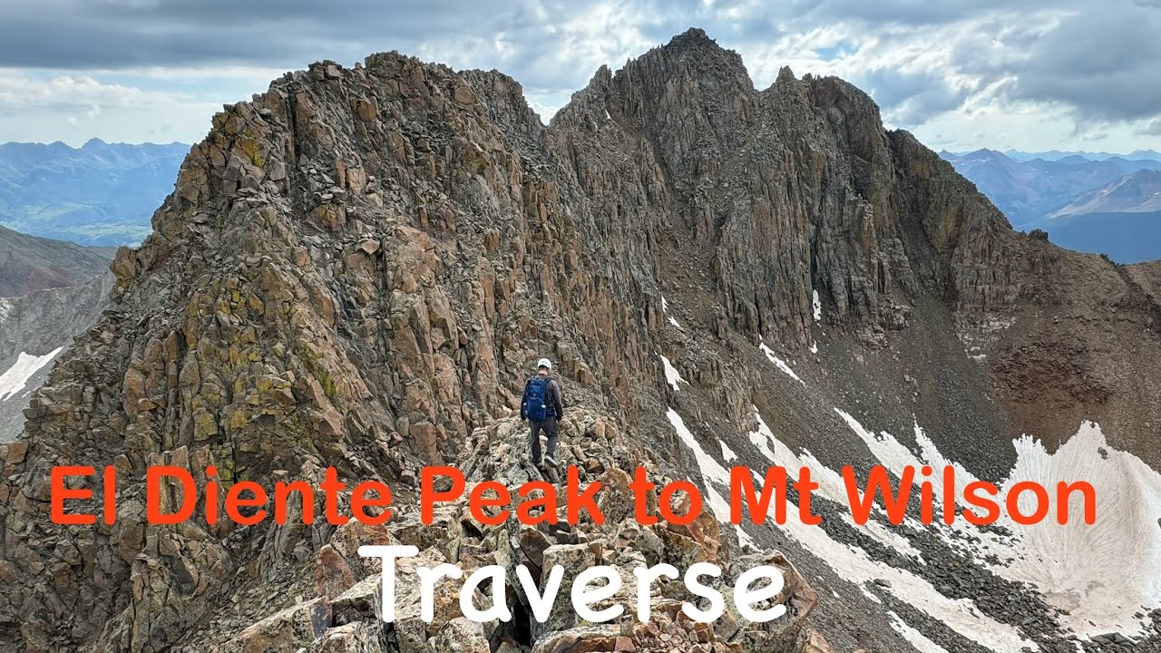 El Diente Peak to Mt Wilson Traverse, San Juan Mountains, Colorado