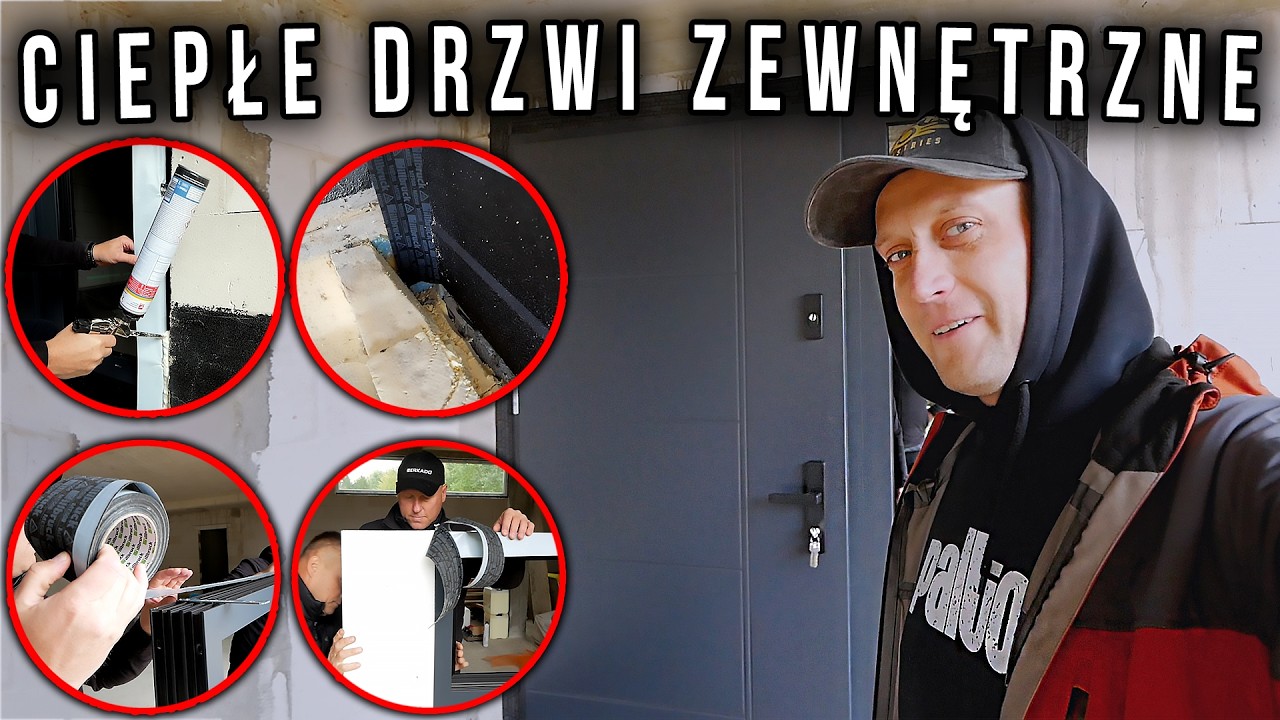 Ciepłe drzwi zewnętrzne Erkado - Klinaryt i taśmy - Fox Corner