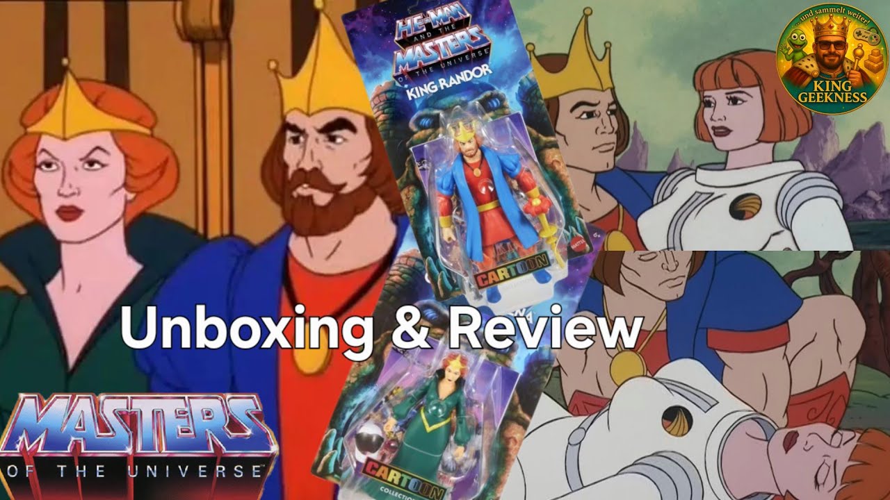 Das Königspaar ist da! MotU Cartoon Collection Queen Marlena & King Randor Unboxing & Review  #motu 